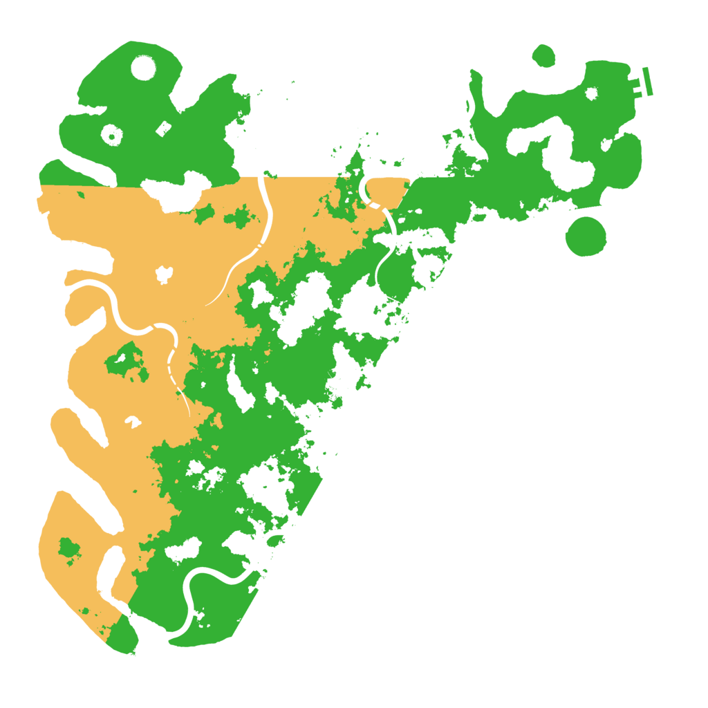 Biome Rust Map: Procedural Map, Size: 5000, Seed: 218439