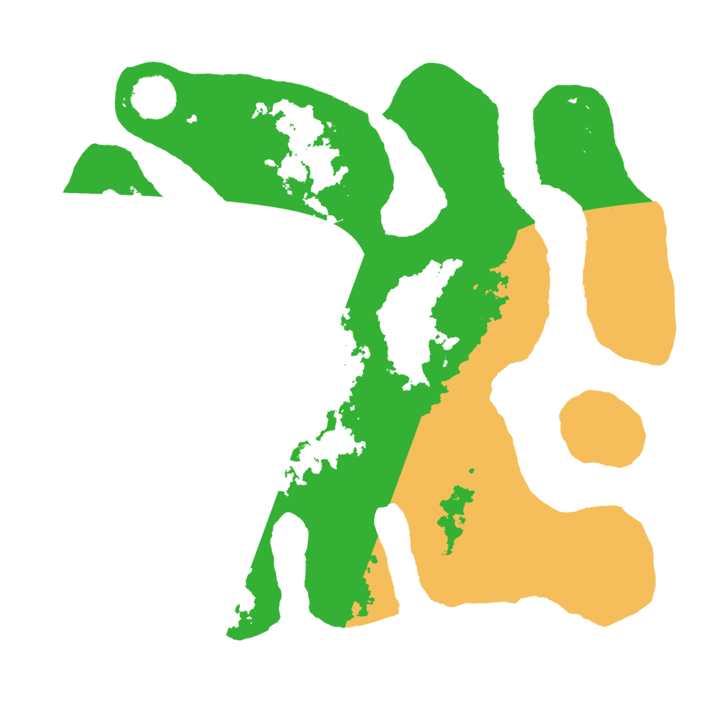 Biome Rust Map: Barren, Size: 3000, Seed: 7861