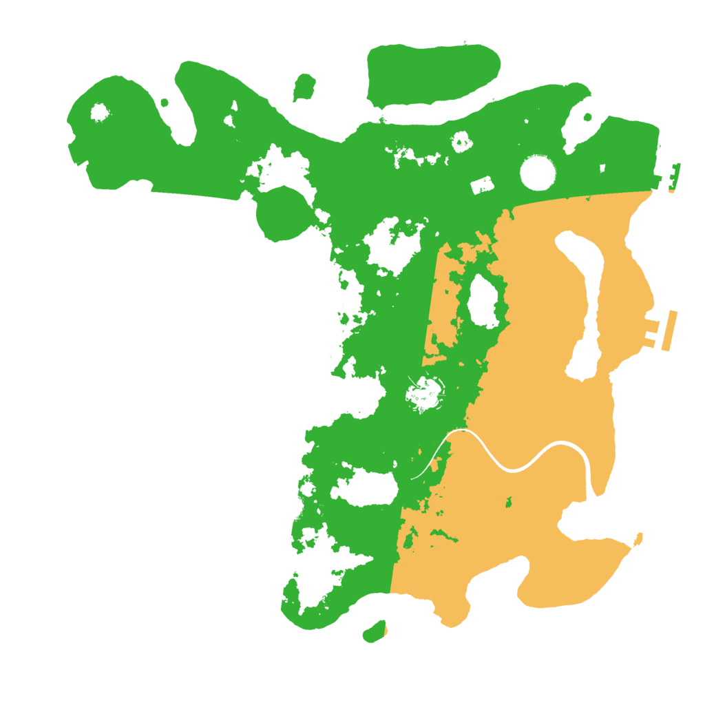 Biome Rust Map: Procedural Map, Size: 3500, Seed: 81310973