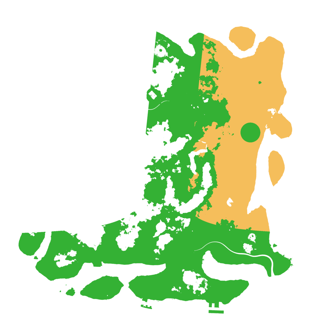 Biome Rust Map: Procedural Map, Size: 4250, Seed: 27268