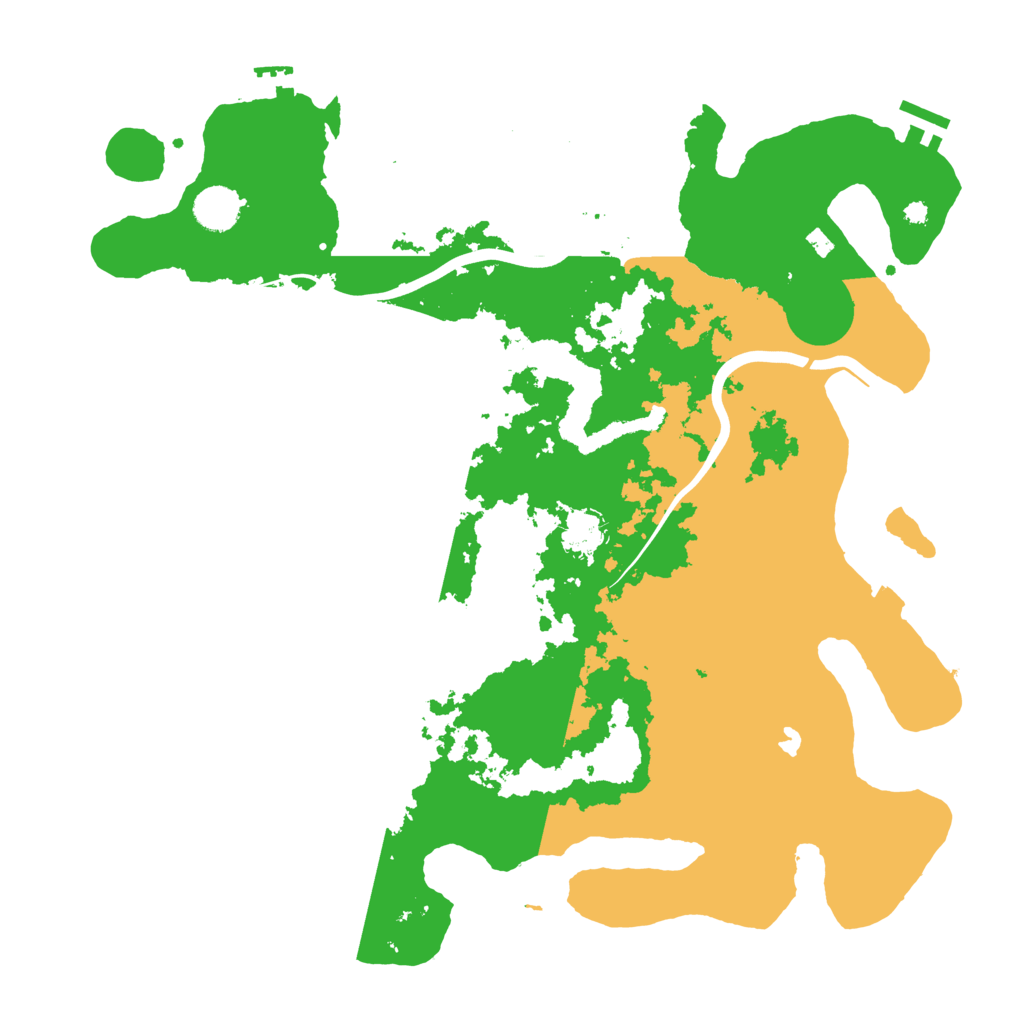 Biome Rust Map: Procedural Map, Size: 4000, Seed: 20210709