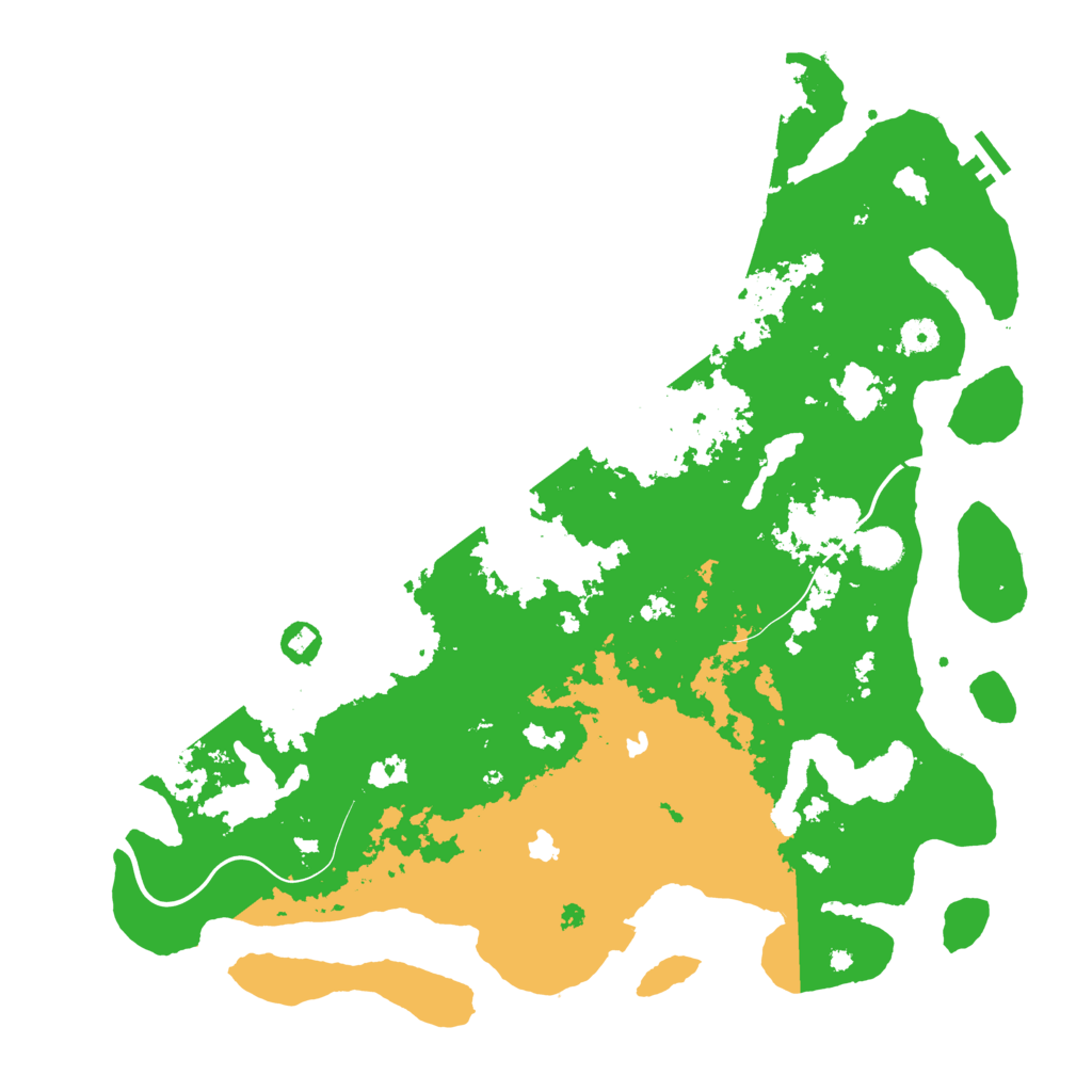 Biome Rust Map: Procedural Map, Size: 4500, Seed: 560