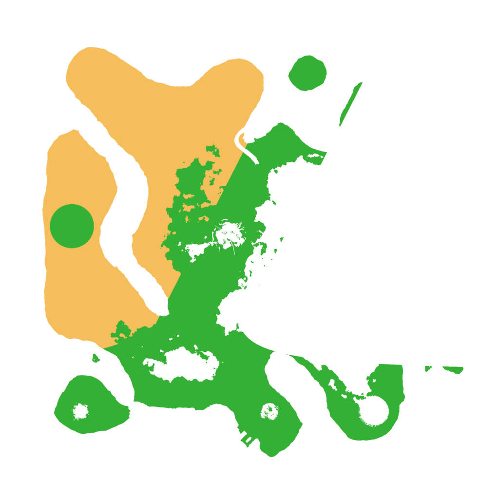 Biome Rust Map: Procedural Map, Size: 3000, Seed: 1117