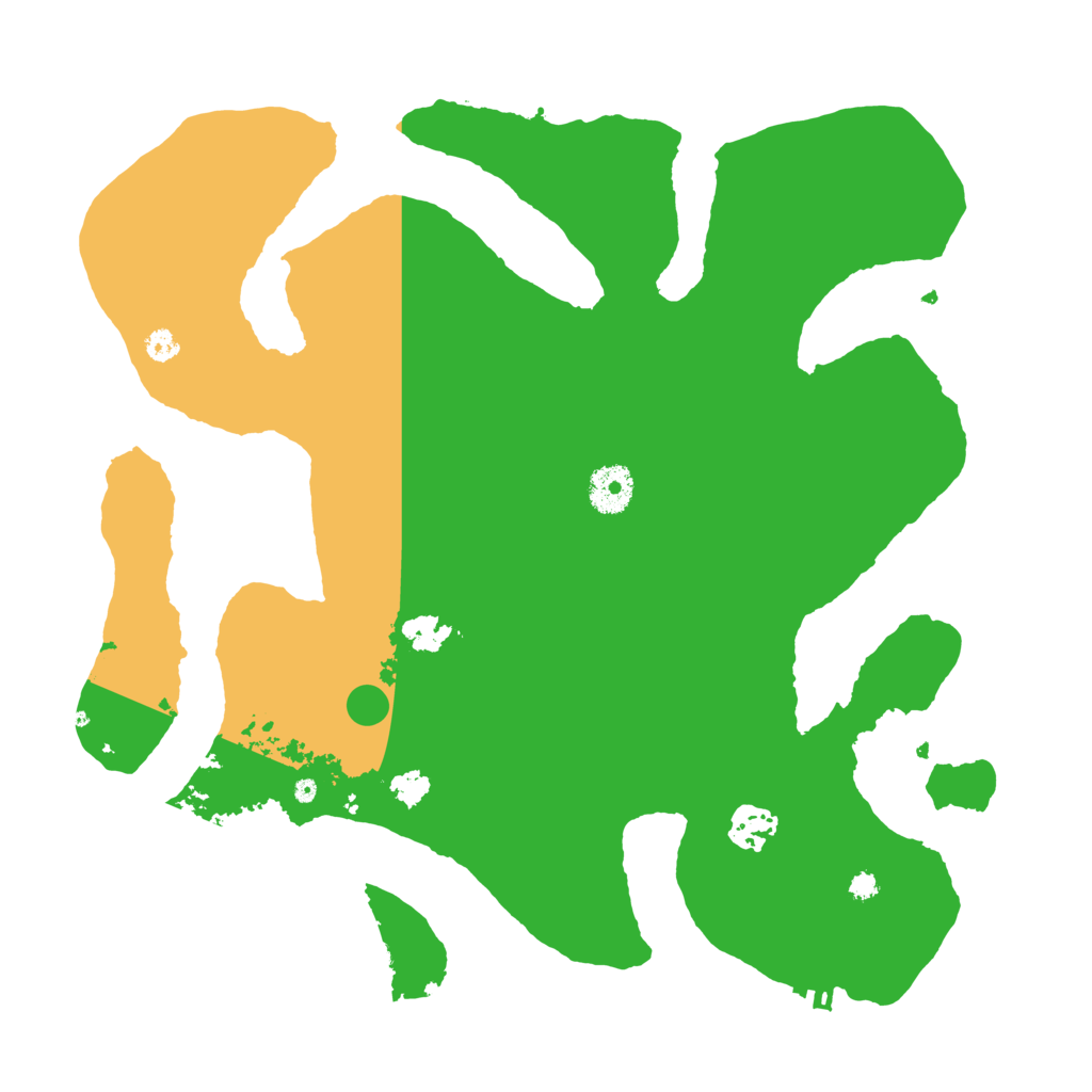 Biome Rust Map: Procedural Map, Size: 3500, Seed: 370307692