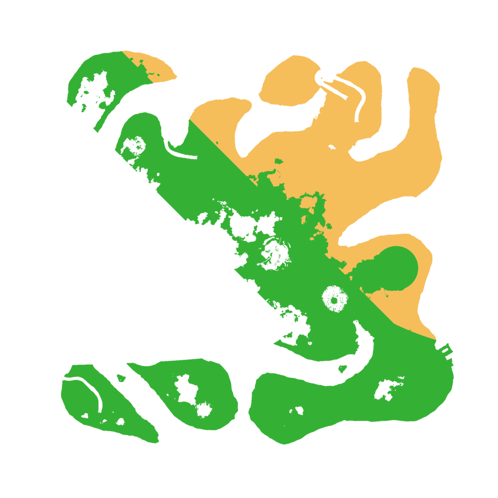 Biome Rust Map: Procedural Map, Size: 3000, Seed: 432342