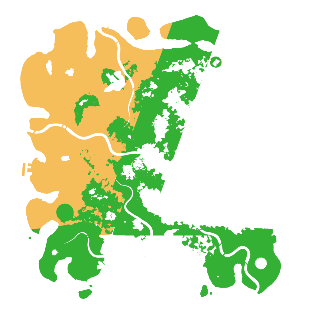 Biome Rust Map: Procedural Map, Size: 4800, Seed: 234223