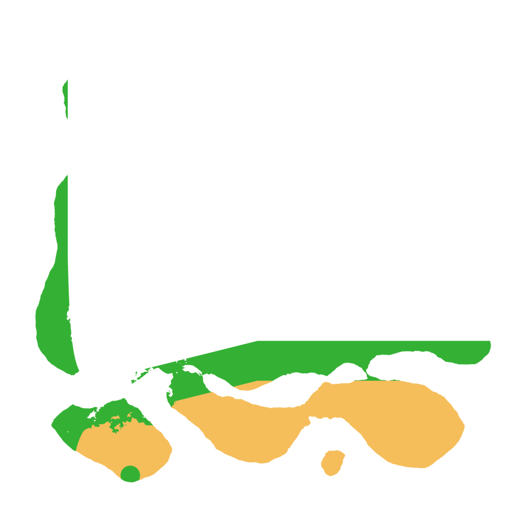 Biome Rust Map: Barren, Size: 3500, Seed: 1244601260