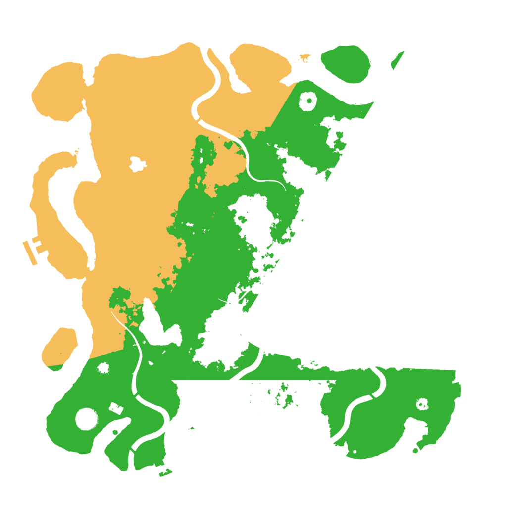 Biome Rust Map: Procedural Map, Size: 4000, Seed: 2304442