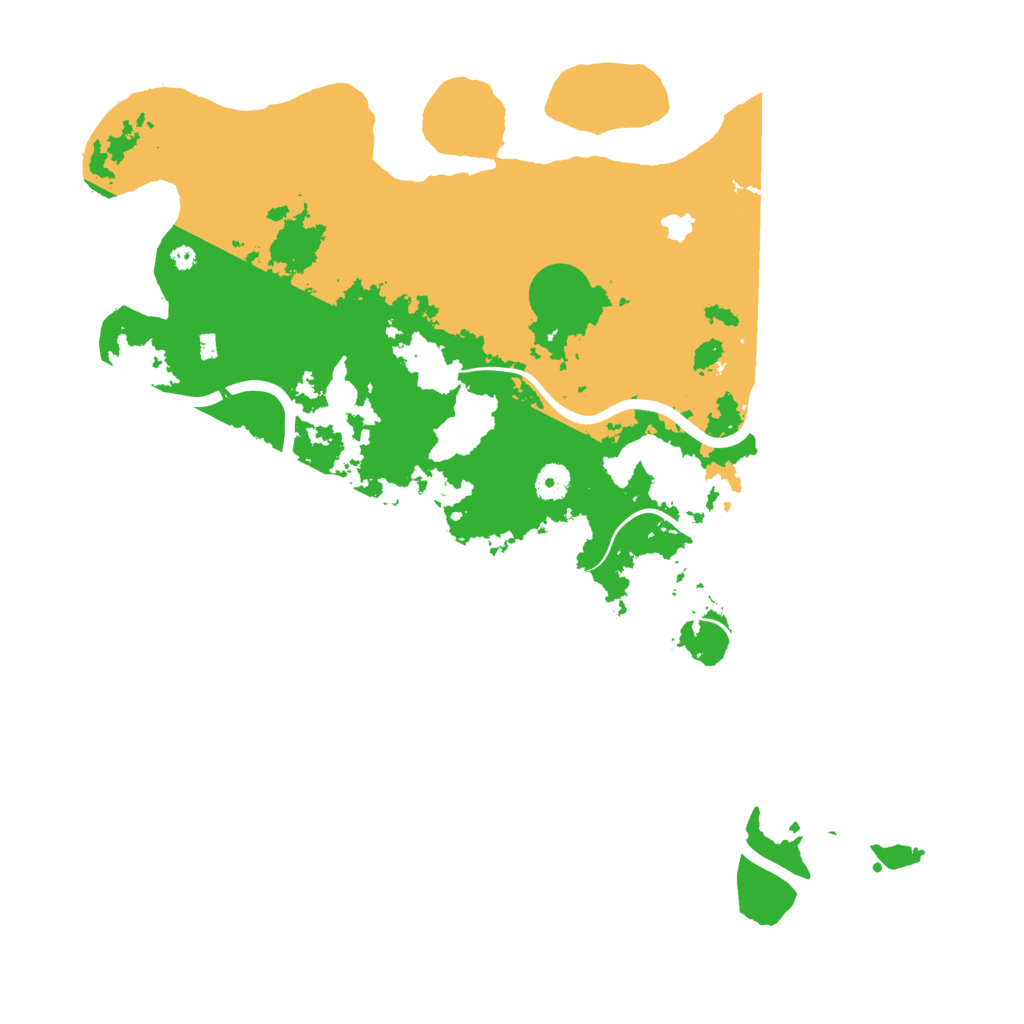 Biome Rust Map: Procedural Map, Size: 4300, Seed: 341566700