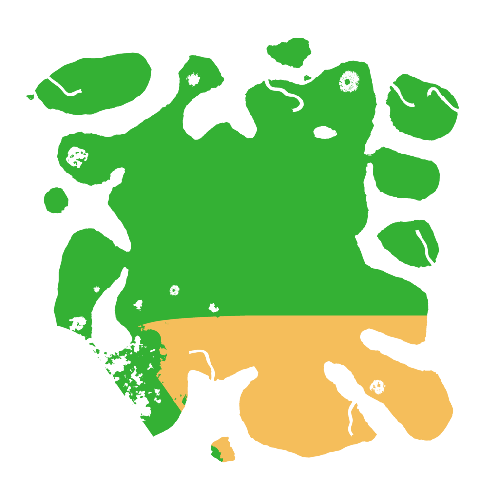 Biome Rust Map: Procedural Map, Size: 3600, Seed: 788335859