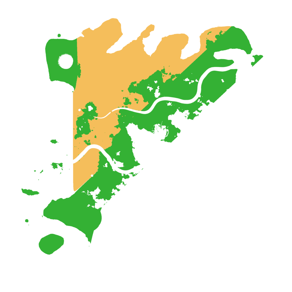 Biome Rust Map: Procedural Map, Size: 3500, Seed: 732168523