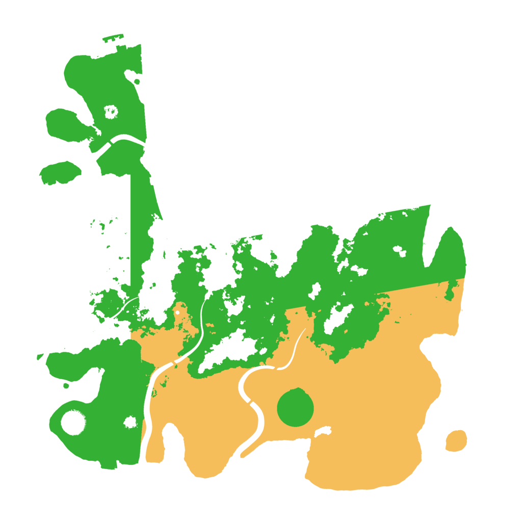 Biome Rust Map: Procedural Map, Size: 3750, Seed: 1200491108