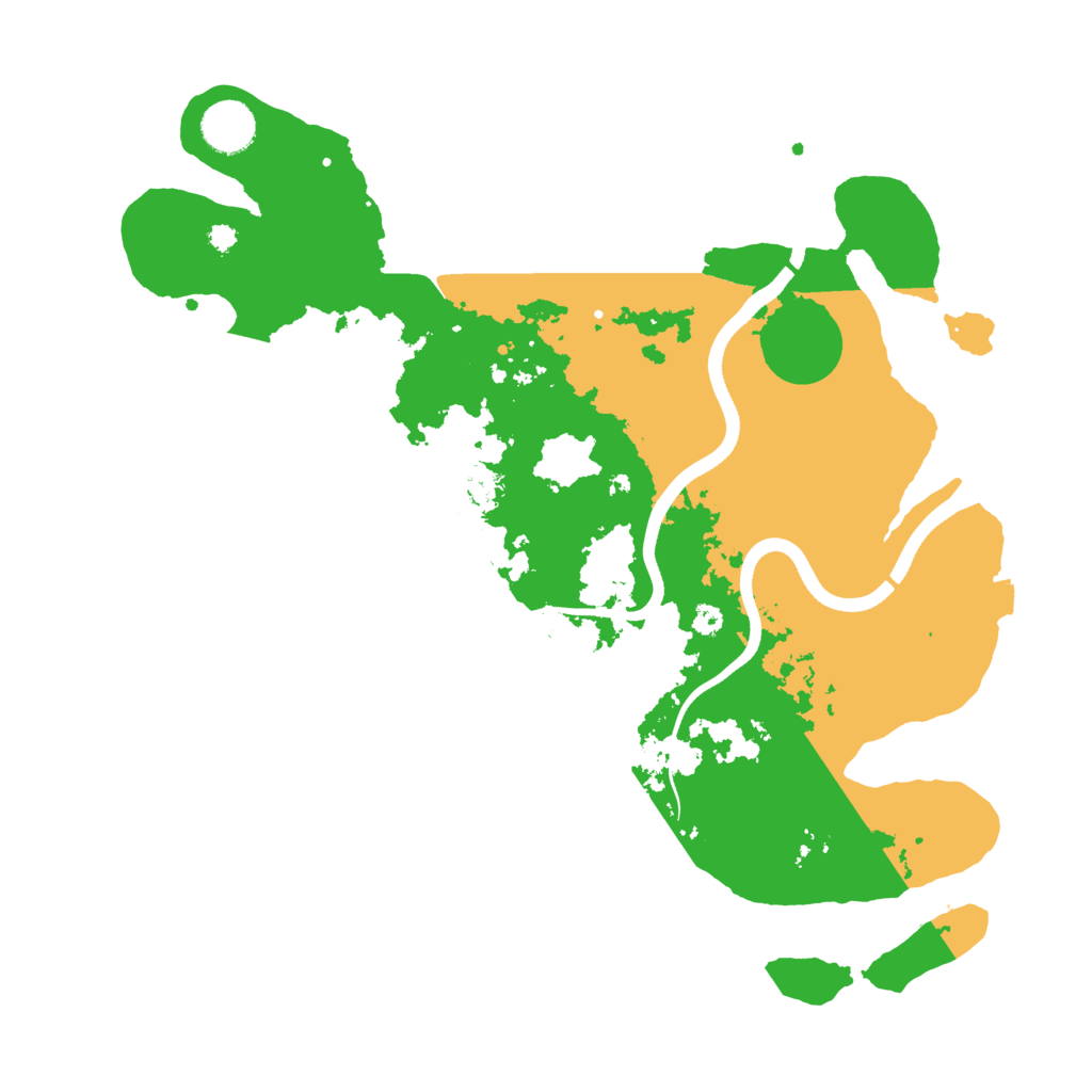 Biome Rust Map: Procedural Map, Size: 3600, Seed: 1495930115