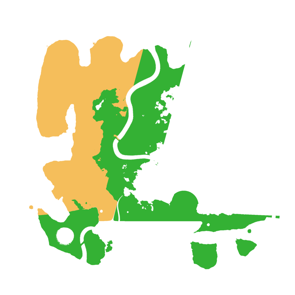Biome Rust Map: Procedural Map, Size: 3000, Seed: 883472375