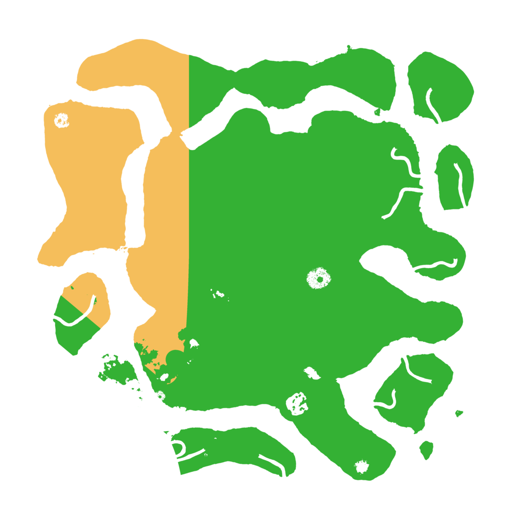 Biome Rust Map: Procedural Map, Size: 3500, Seed: 429873800