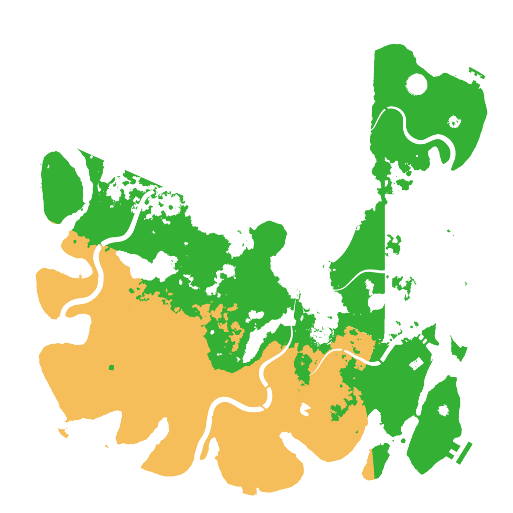 Biome Rust Map: Procedural Map, Size: 4250, Seed: 18526