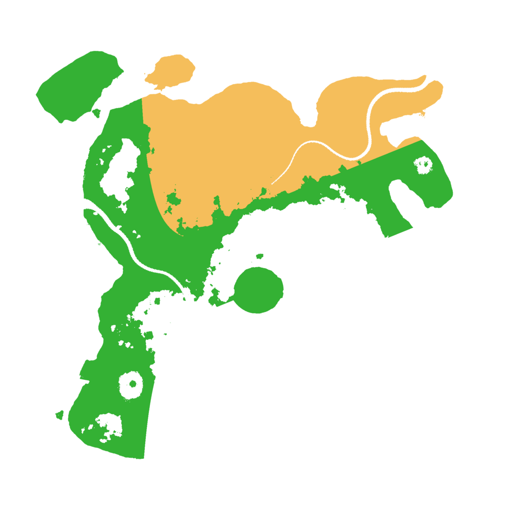 Biome Rust Map: Procedural Map, Size: 3000, Seed: 190764853