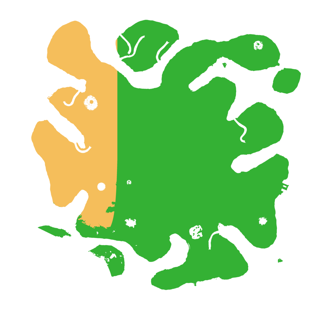 Biome Rust Map: Procedural Map, Size: 3500, Seed: 1416988455