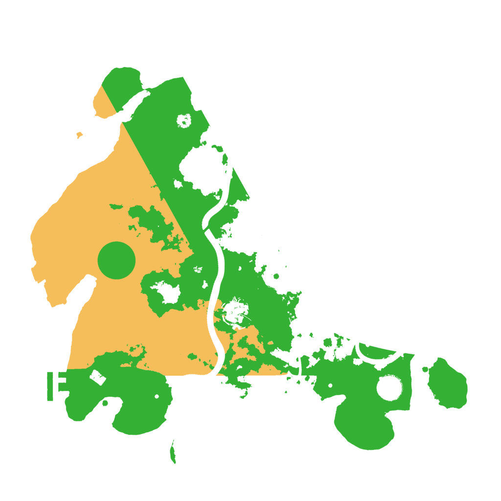 Biome Rust Map: Procedural Map, Size: 3500, Seed: 11048806