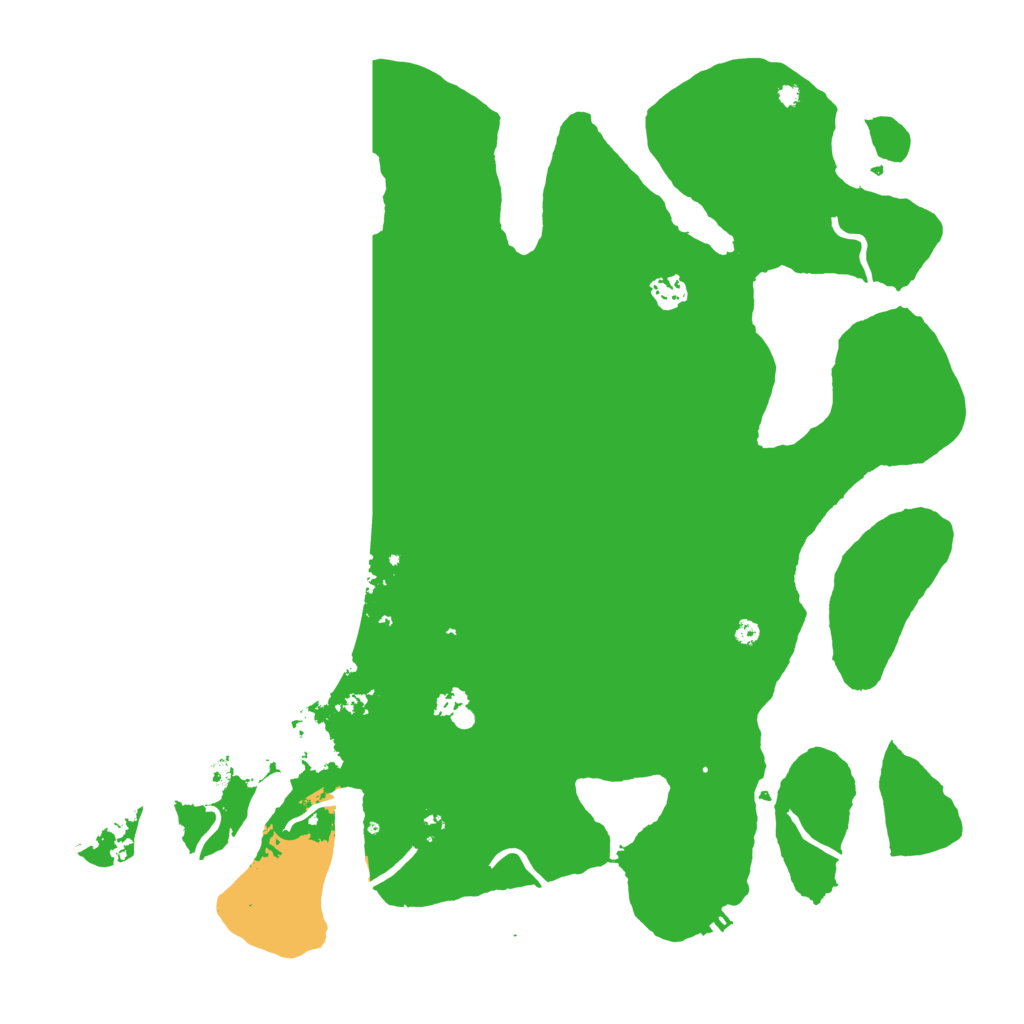 Biome Rust Map: Procedural Map, Size: 4300, Seed: 376491990