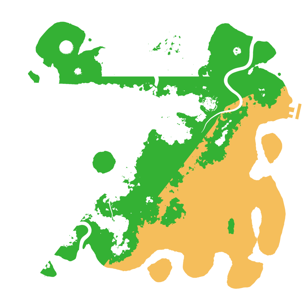 Biome Rust Map: Procedural Map, Size: 3950, Seed: 1364477055