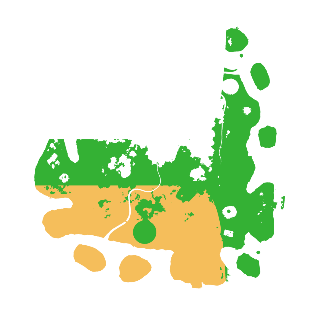 Biome Rust Map: Procedural Map, Size: 3500, Seed: 1136889294