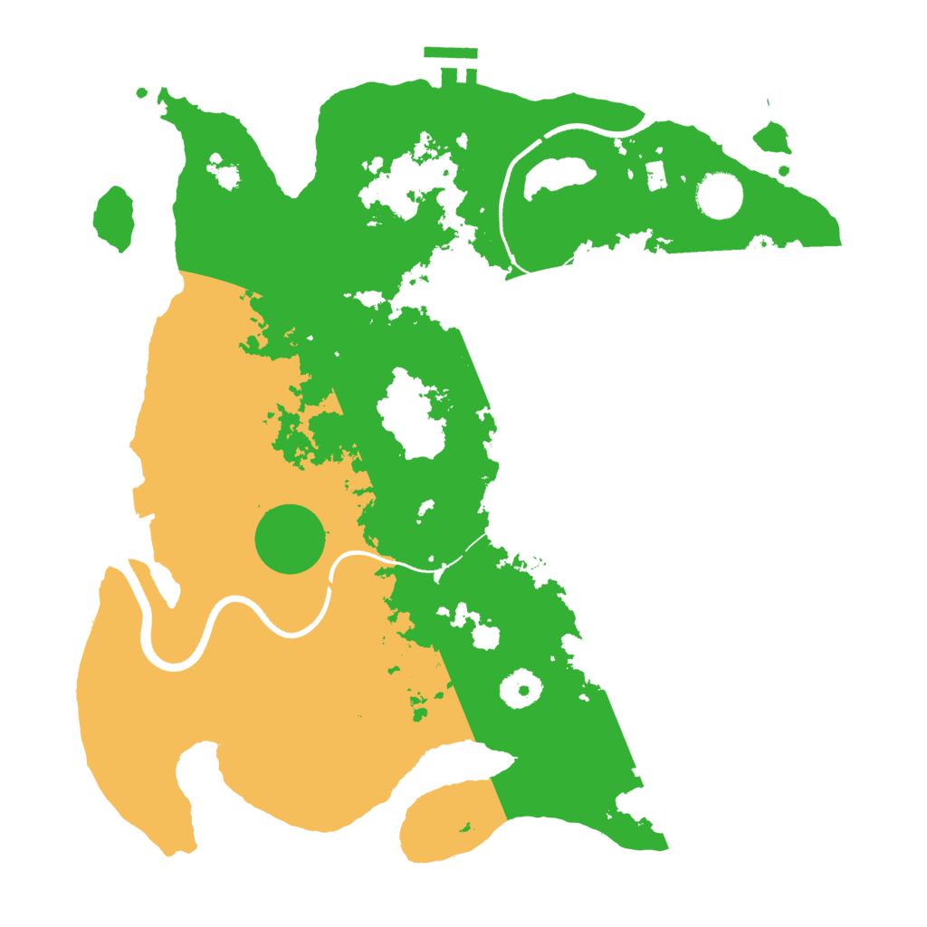 Biome Rust Map: Procedural Map, Size: 3500, Seed: 1950699332