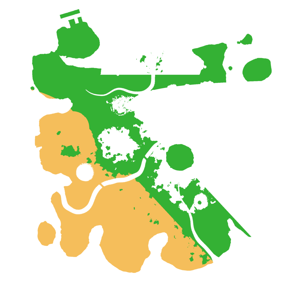 Biome Rust Map: Procedural Map, Size: 3000, Seed: 1860504776