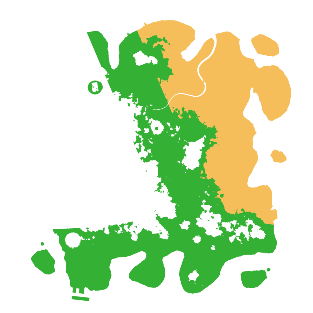 Biome Rust Map: Procedural Map, Size: 3600, Seed: 22365