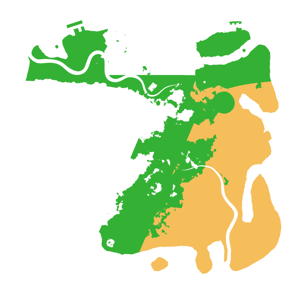Biome Rust Map: Procedural Map, Size: 3750, Seed: 1720053542