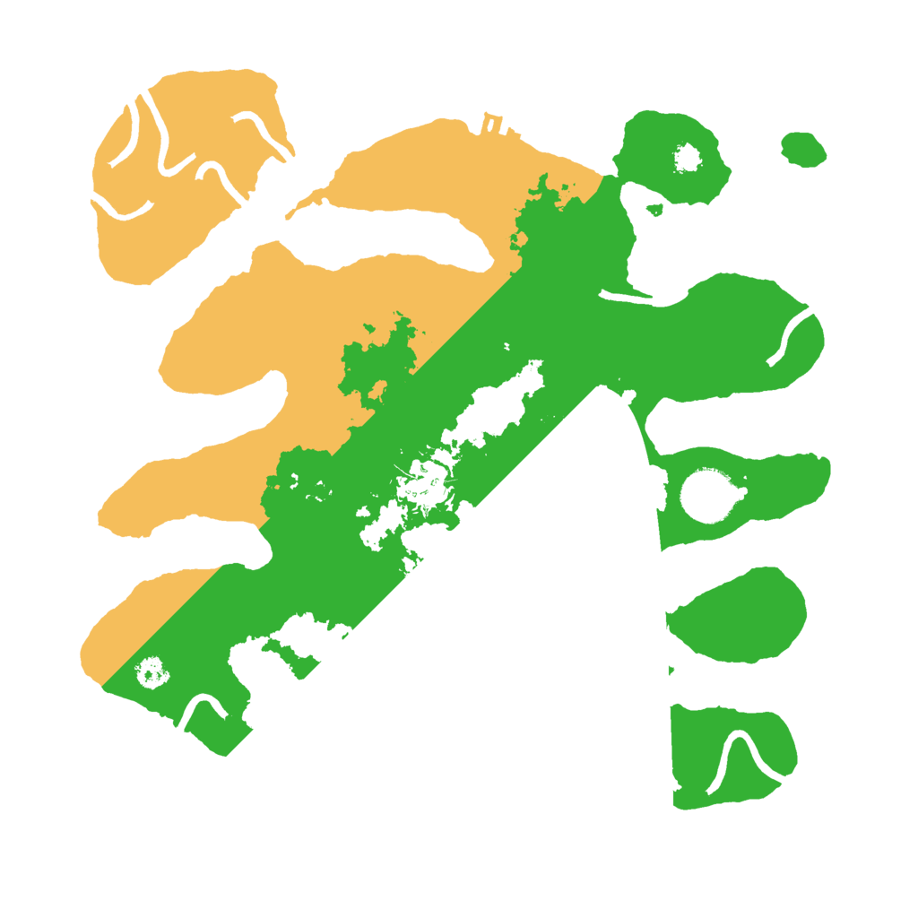 Biome Rust Map: Procedural Map, Size: 3000, Seed: 912649