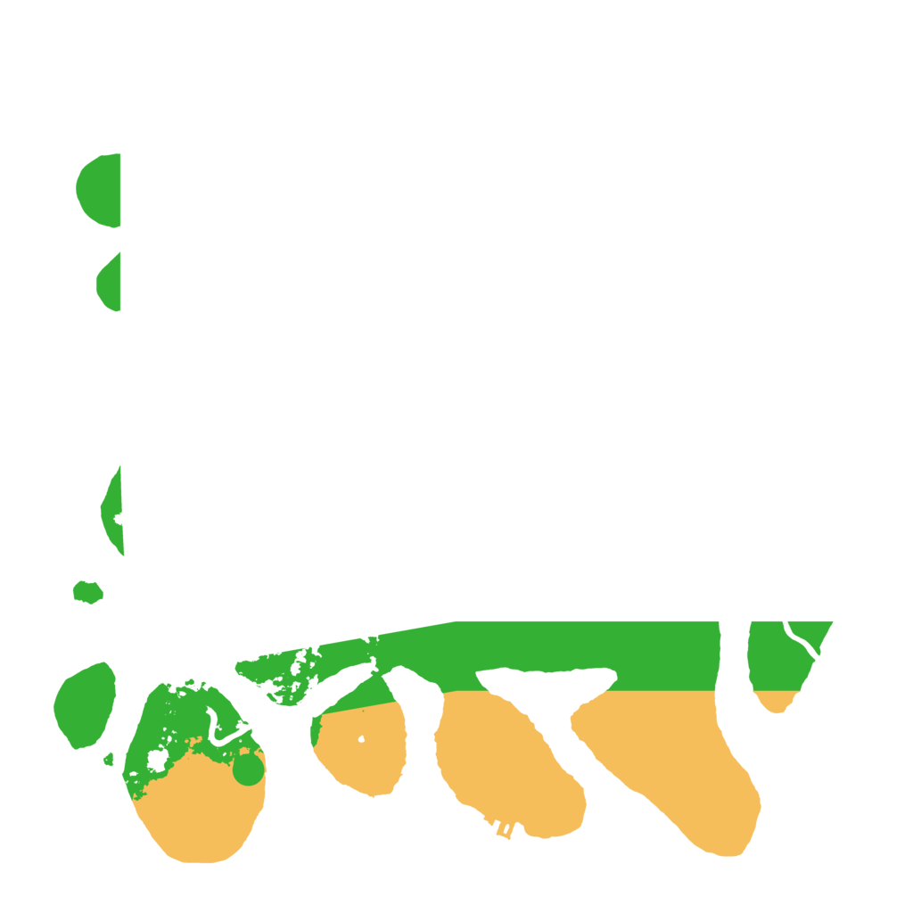 Biome Rust Map: Procedural Map, Size: 3800, Seed: 1234686376