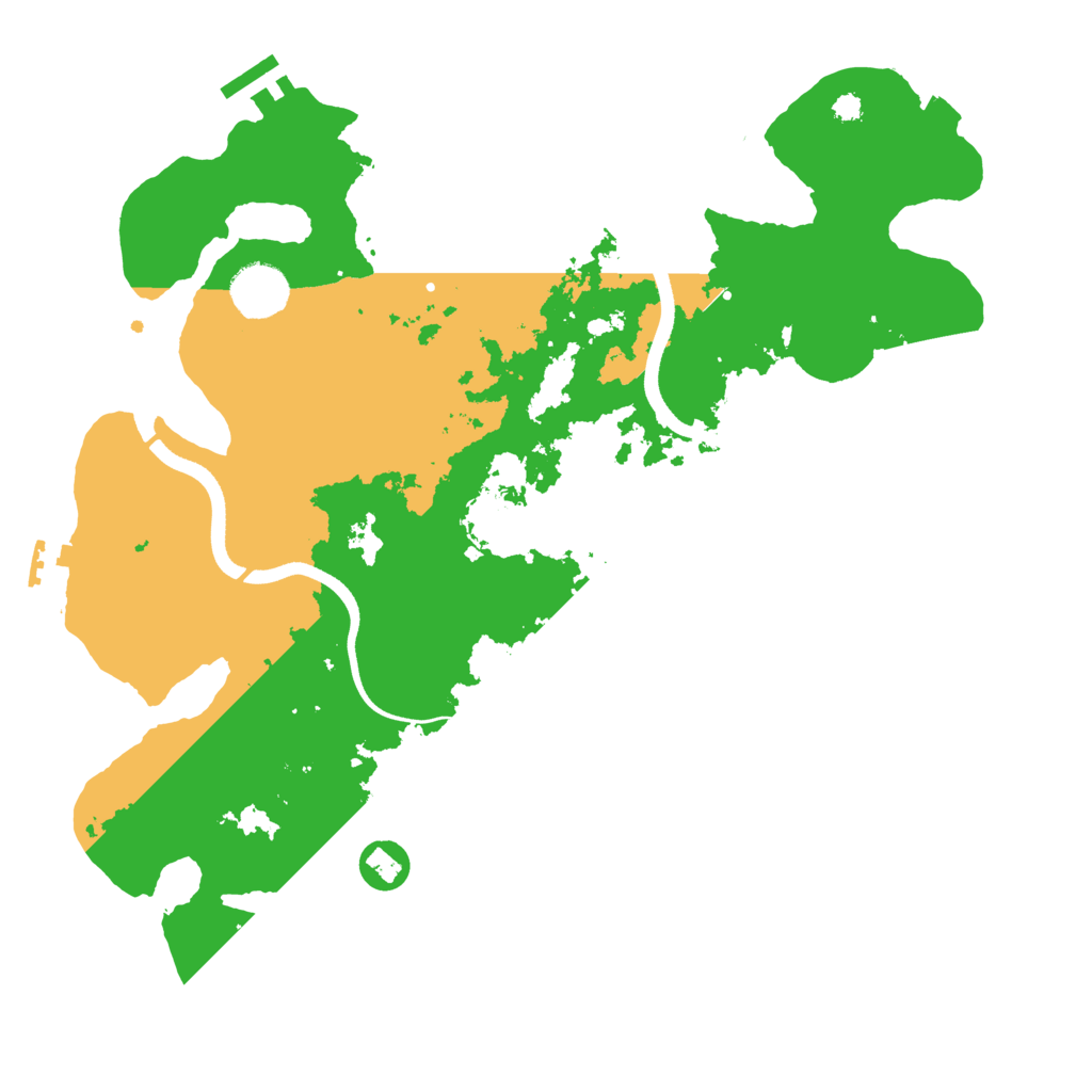 Biome Rust Map: Procedural Map, Size: 3500, Seed: 100022130