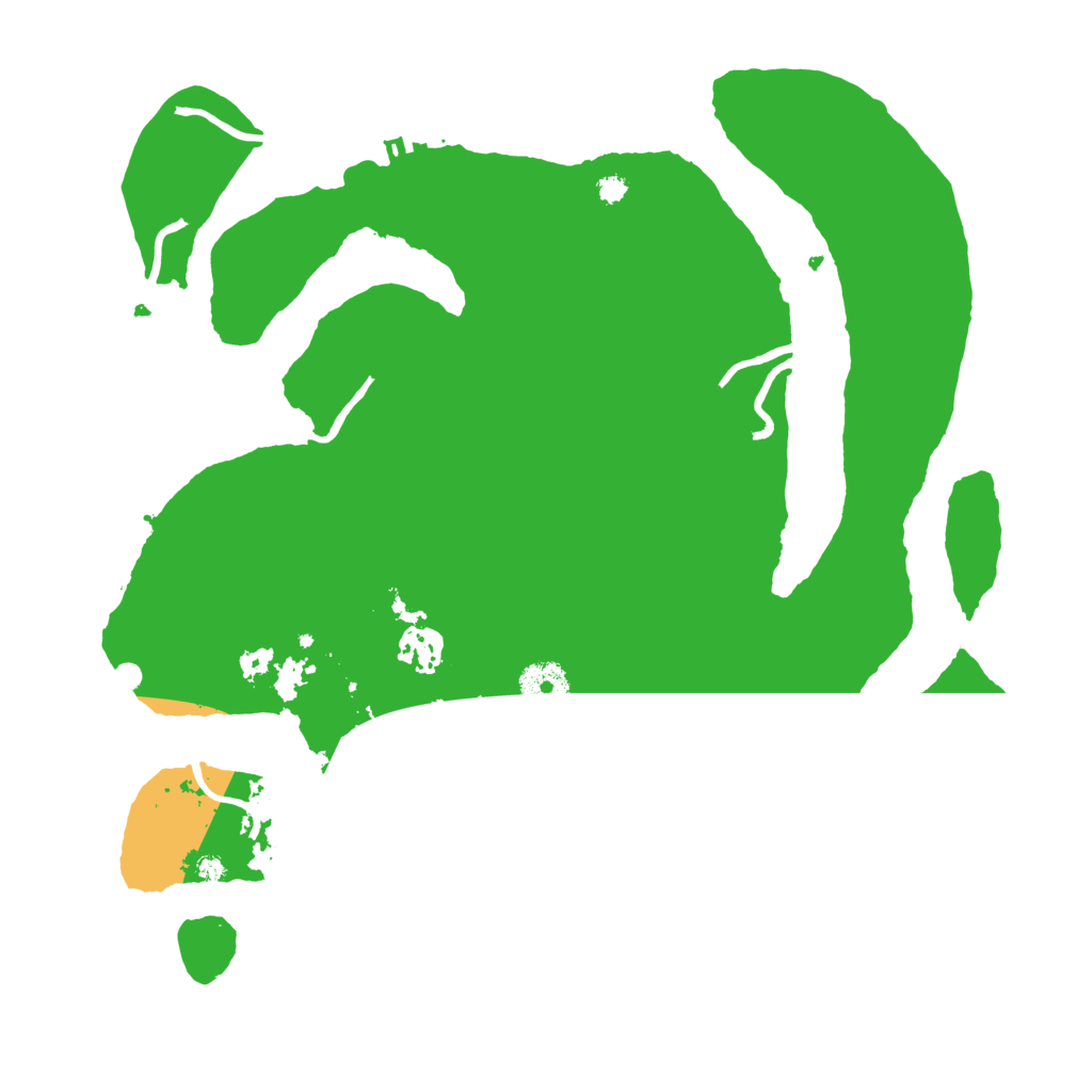 Biome Rust Map: Procedural Map, Size: 3500, Seed: 748374