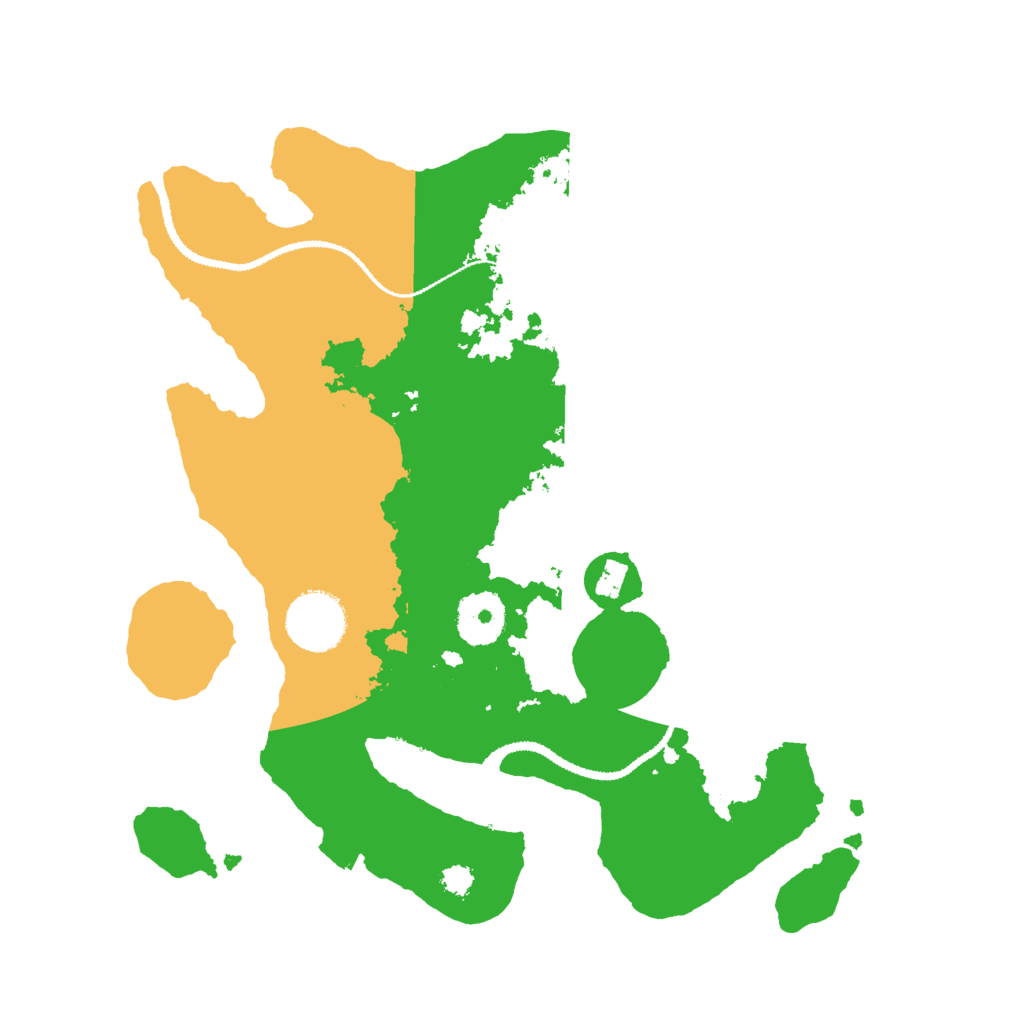 Biome Rust Map: Procedural Map, Size: 3000, Seed: 58264302