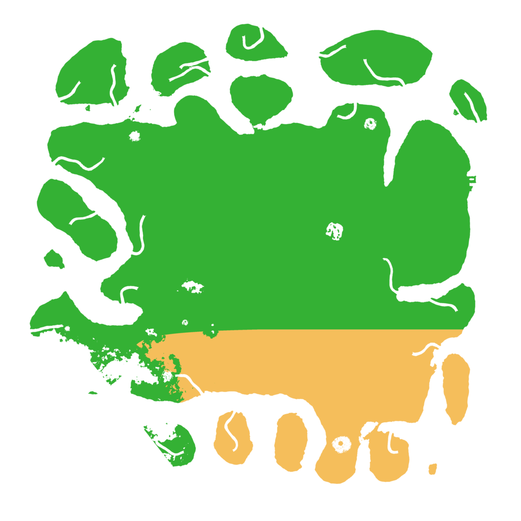 Biome Rust Map: Procedural Map, Size: 4500, Seed: 563784568