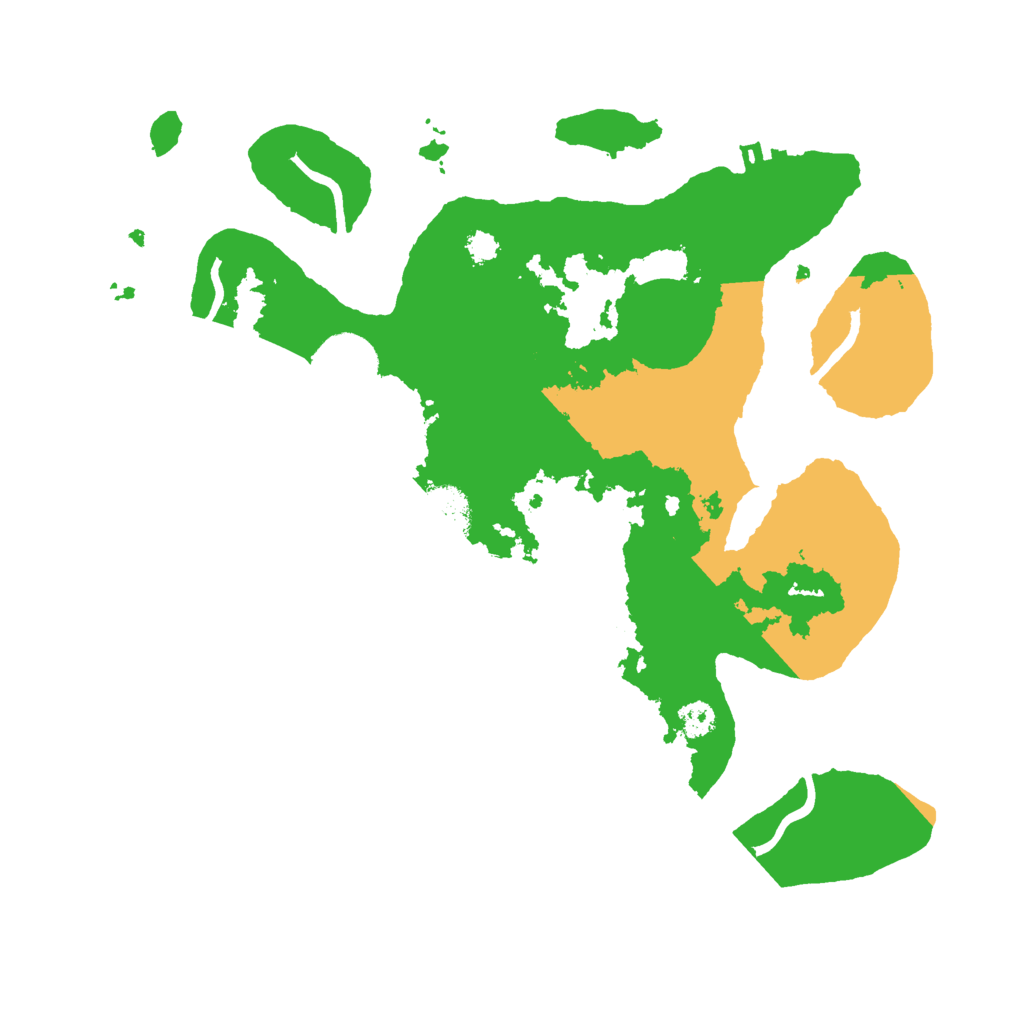 Biome Rust Map: Procedural Map, Size: 3000, Seed: 3005