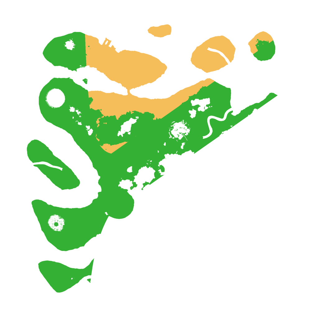 Biome Rust Map: Procedural Map, Size: 3000, Seed: 1231231231