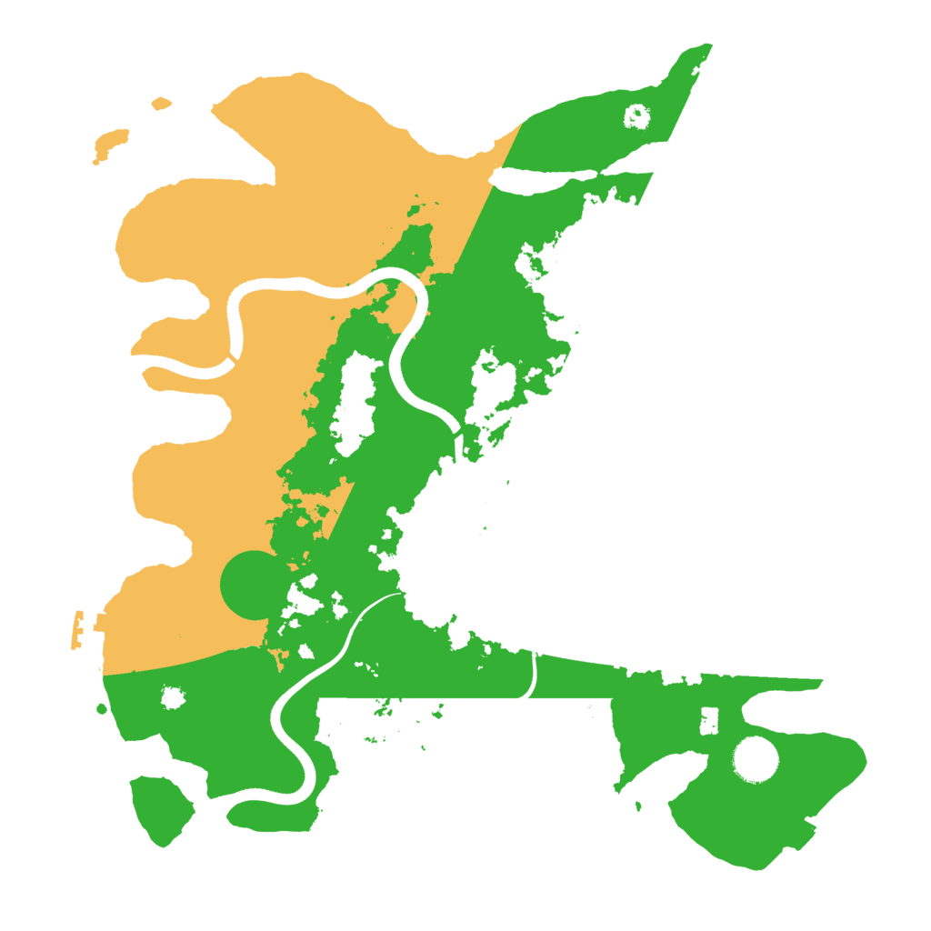 Biome Rust Map: Procedural Map, Size: 3600, Seed: 68506826