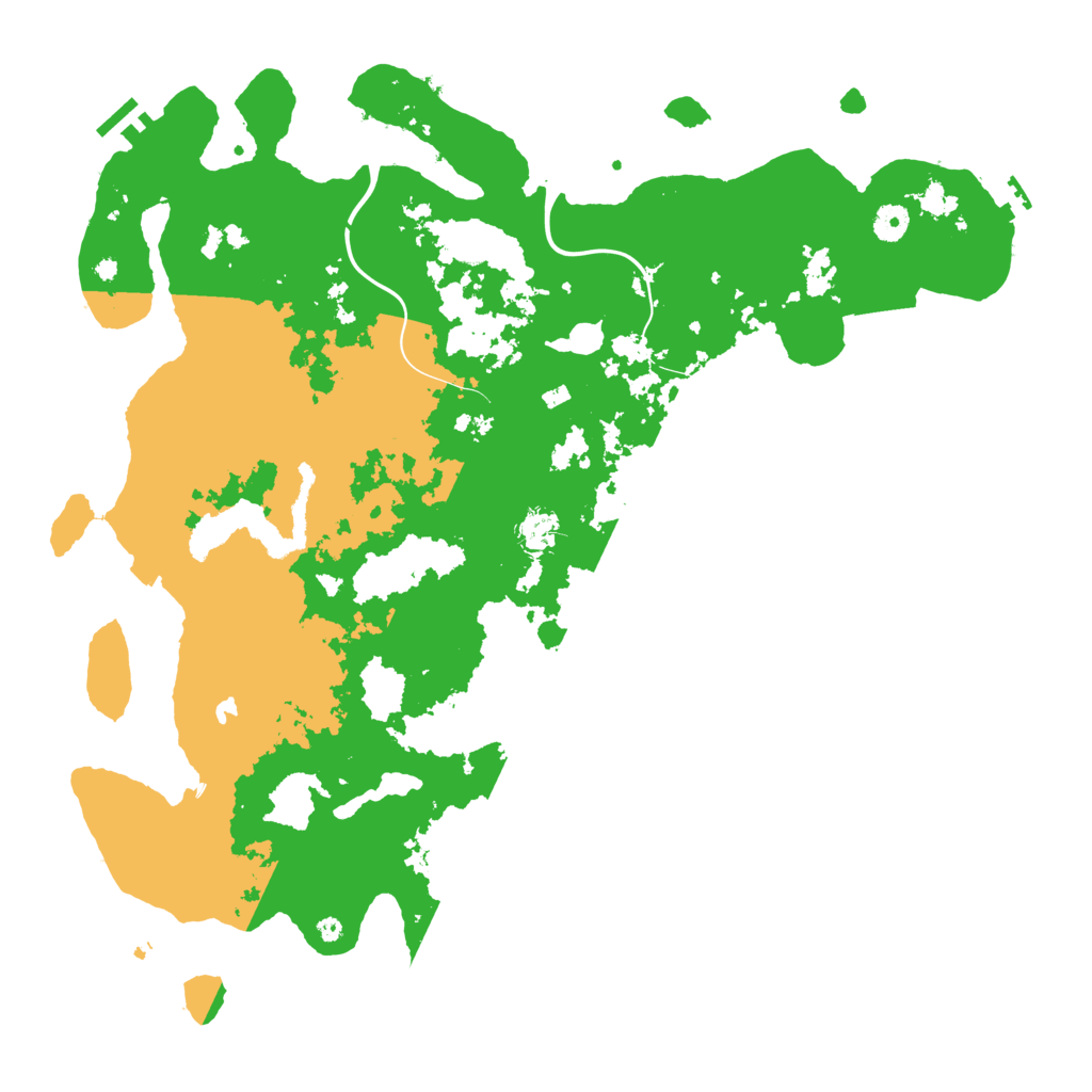 Biome Rust Map: Procedural Map, Size: 4500, Seed: 1719916246