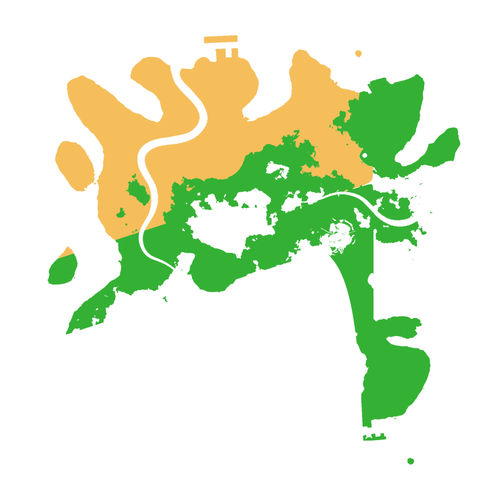 Biome Rust Map: Procedural Map, Size: 3000, Seed: 17773