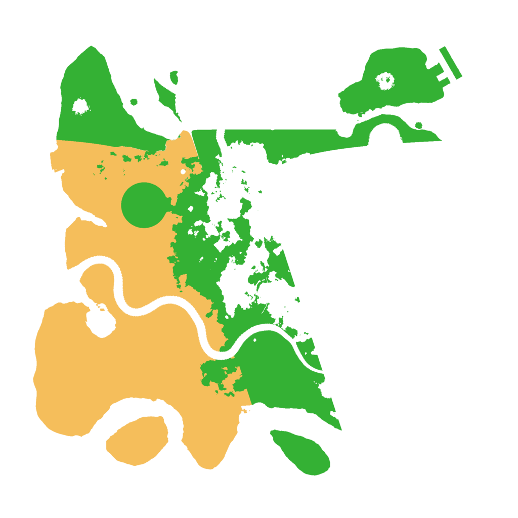Biome Rust Map: Procedural Map, Size: 3000, Seed: 1040833141