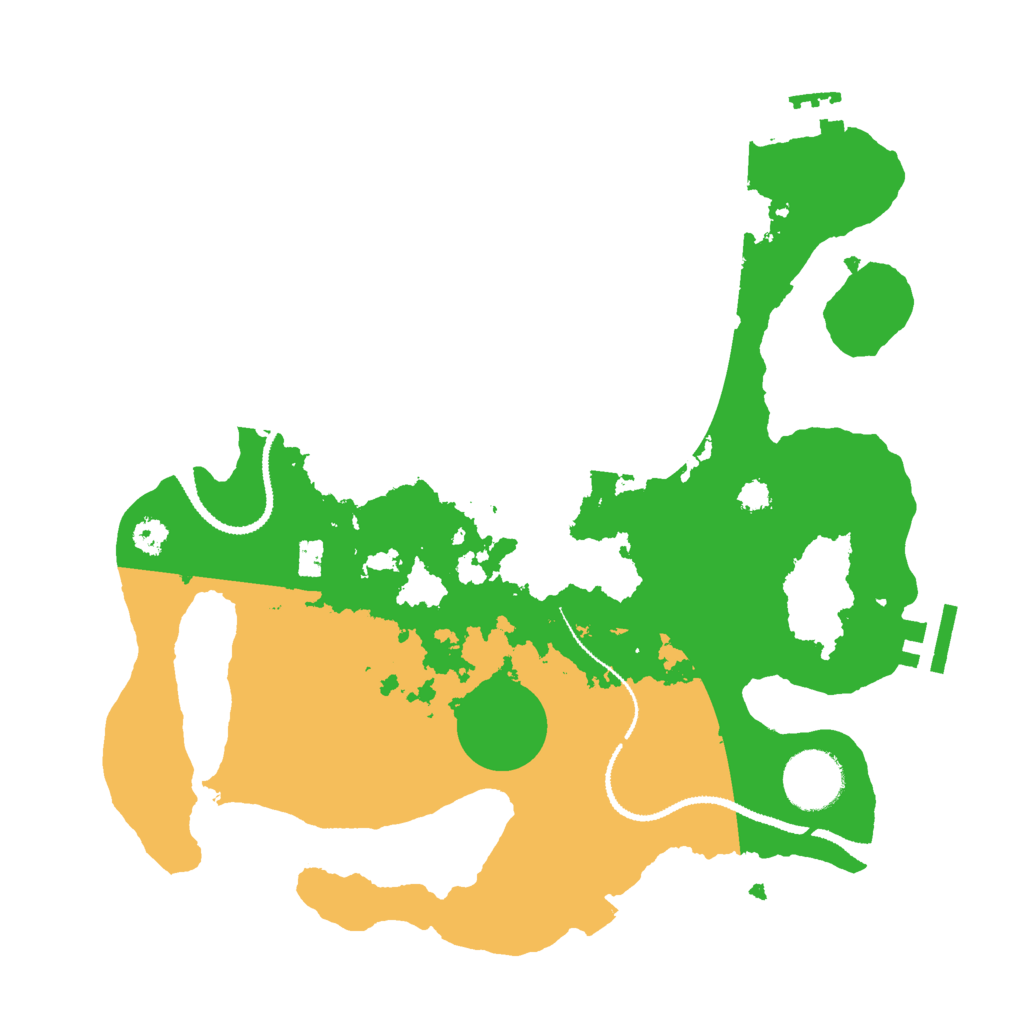 Biome Rust Map: Procedural Map, Size: 3000, Seed: 196065343