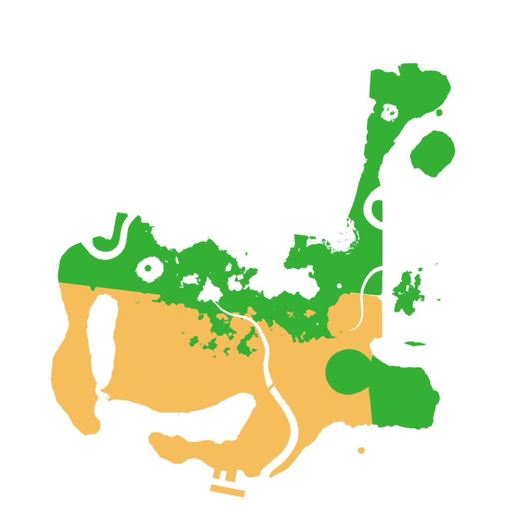 Biome Rust Map: Procedural Map, Size: 3000, Seed: 196065343