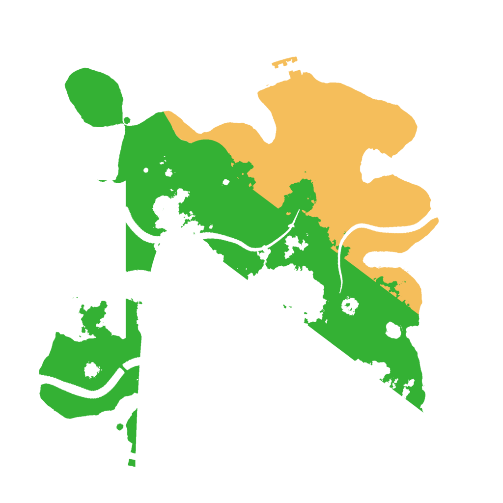 Biome Rust Map: Procedural Map, Size: 3000, Seed: 97854