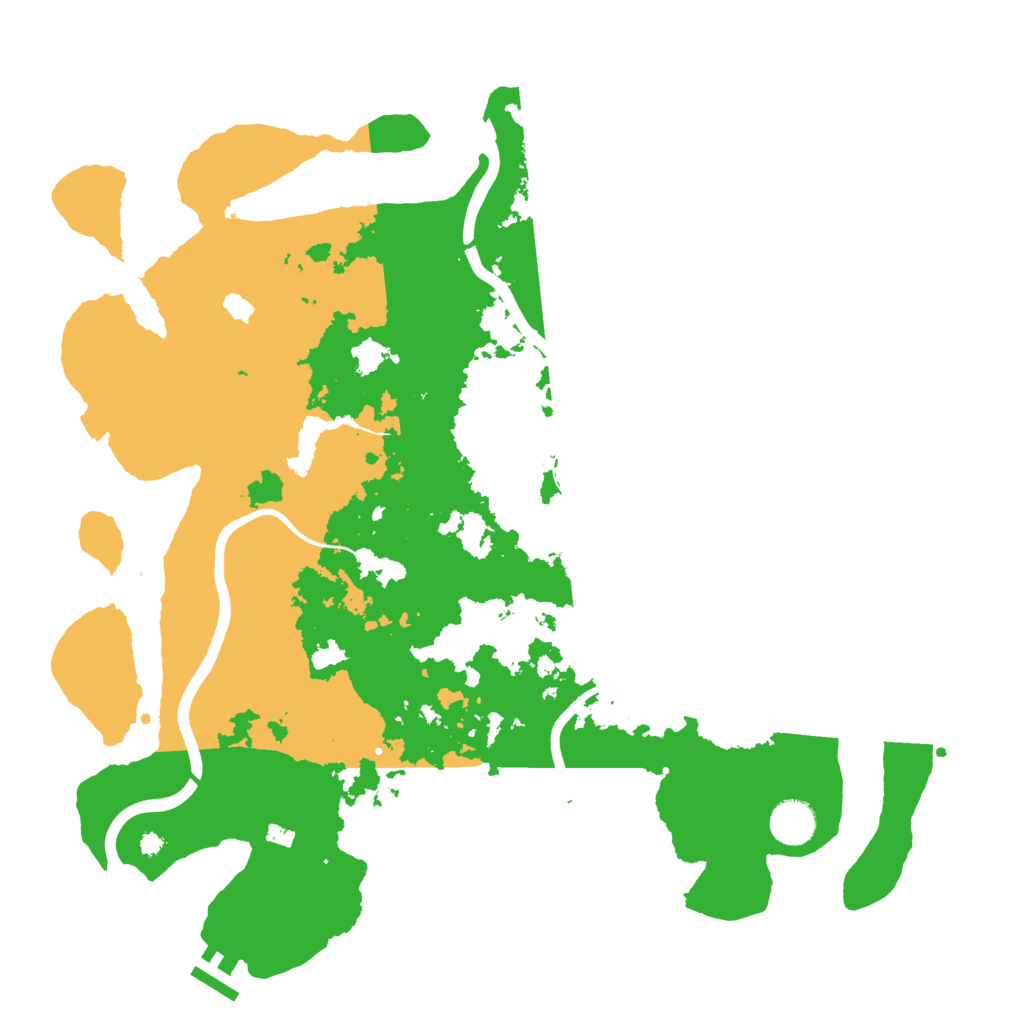 Biome Rust Map: Procedural Map, Size: 4000, Seed: 110997352