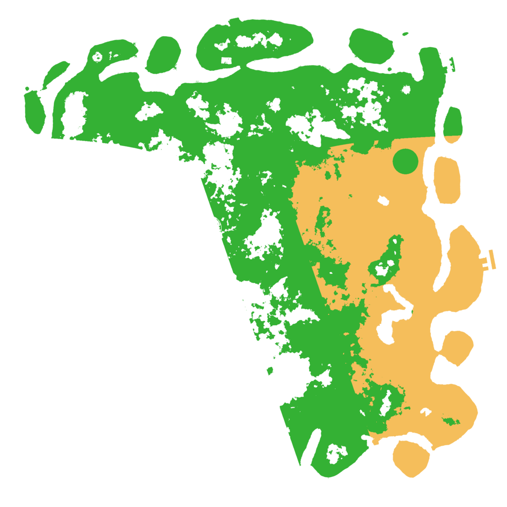 Biome Rust Map: Procedural Map, Size: 5250, Seed: 518596187