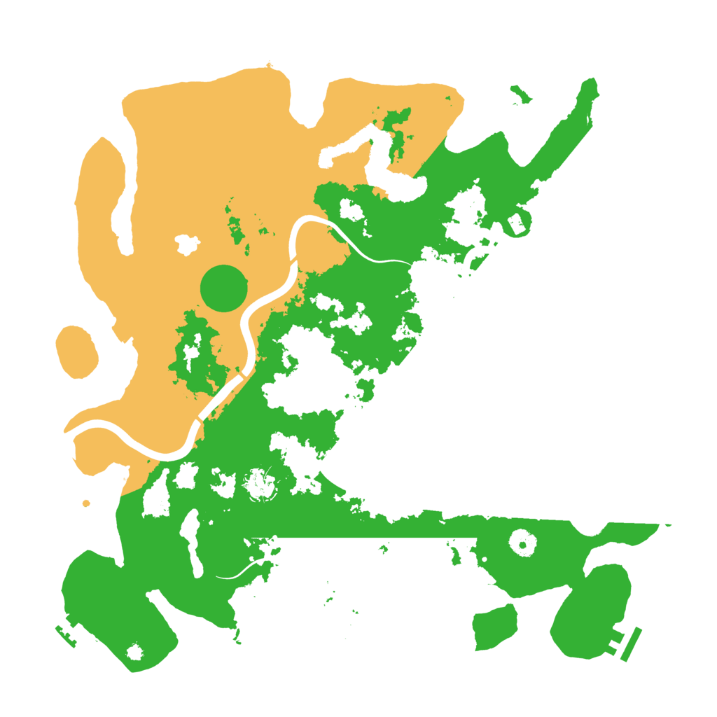 Biome Rust Map: Procedural Map, Size: 4000, Seed: 45000