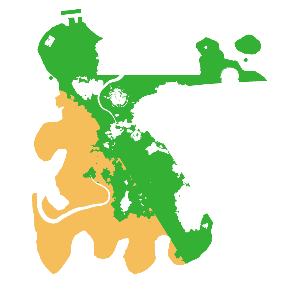 Biome Rust Map: Procedural Map, Size: 3000, Seed: 74473375