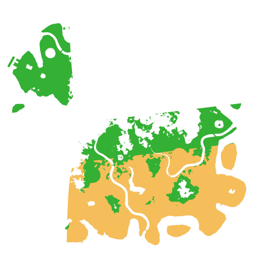 Biome Rust Map: Procedural Map, Size: 4500, Seed: 2023174751